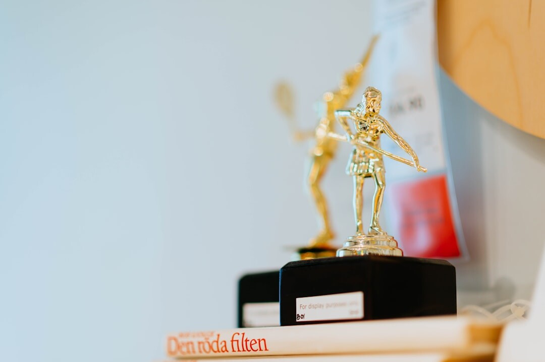 award trophy close up